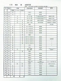 5月スケジュール